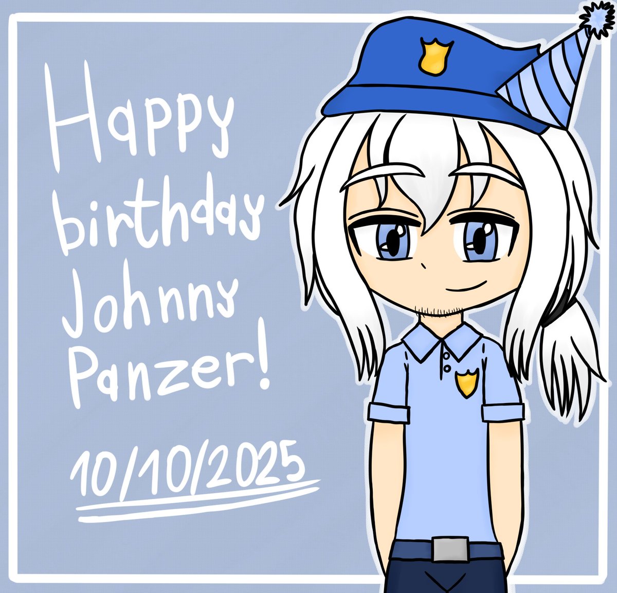 Lily1027's tweet photo. Happy birthday Johnny Panzer! 🎉 (10/10/2025).
#Myart #JohnnyPanzer #TheHenryStickminCollection #THSC #StealingTheDiamond #STD #HappyBirthday #DigitalArt https://t.co/eEpAox7IRD