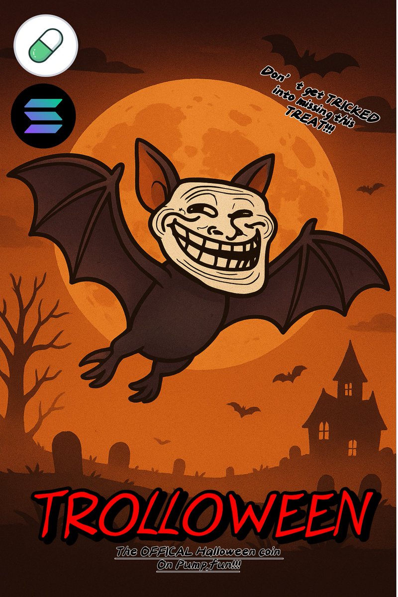 ItzNotRubyy's tweet image. $TROLLOWEEN SEASON!!! 

Don’t get TRICKED into missing this TREAT!! 🚀🌕