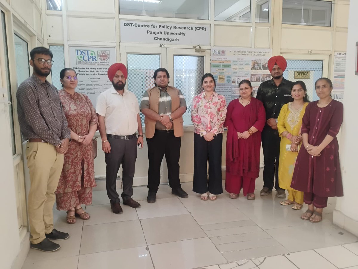 Centre for Policy Research Panjab University tweet media