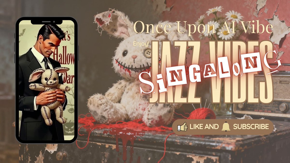 OnUpAIprompt's tweet photo. Sing with Bunny, Darling!  | Vintage 1930 Jazz Songs – Relax, Work, Study 4K #musicvideo https://t.co/5PWK7khGnv