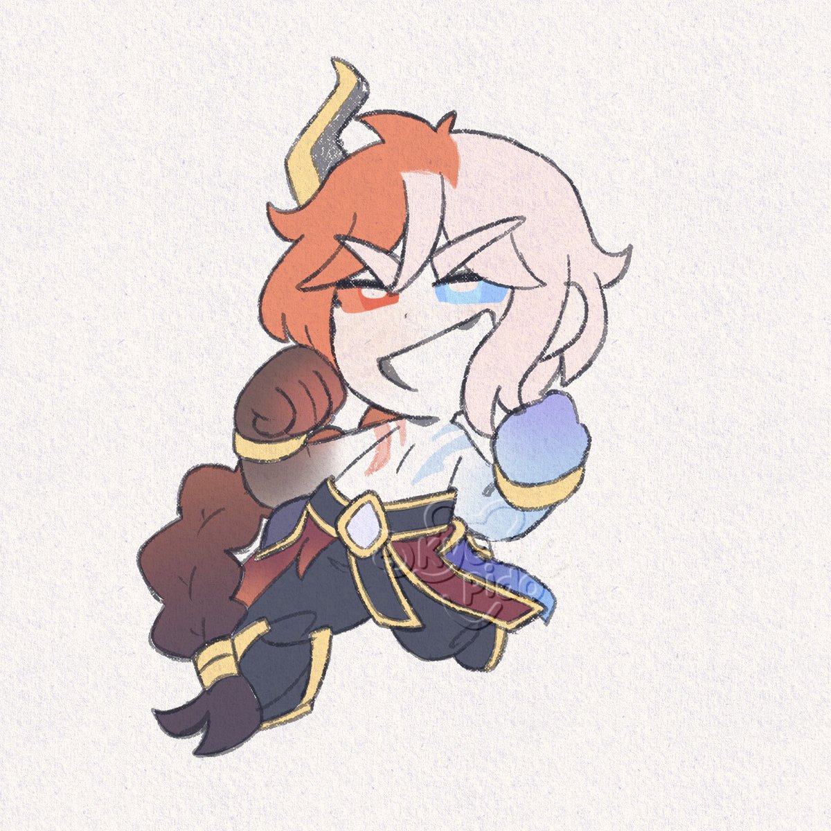 #kayntober2025 day 10 — nightbringer

back to chibi bc i just did 7 bgs for my thesis holy shit