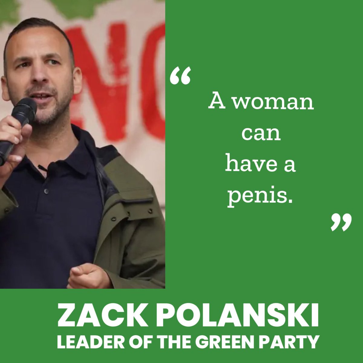LeoKearse's tweet image. Mx Polxnski is correct. I have a penis and he would agree that I'm a woman, because I say that I'm one. (I also have a womanly pair of hairy testicles)
If you can think of a better way of defining a woman, then you're a bigot.