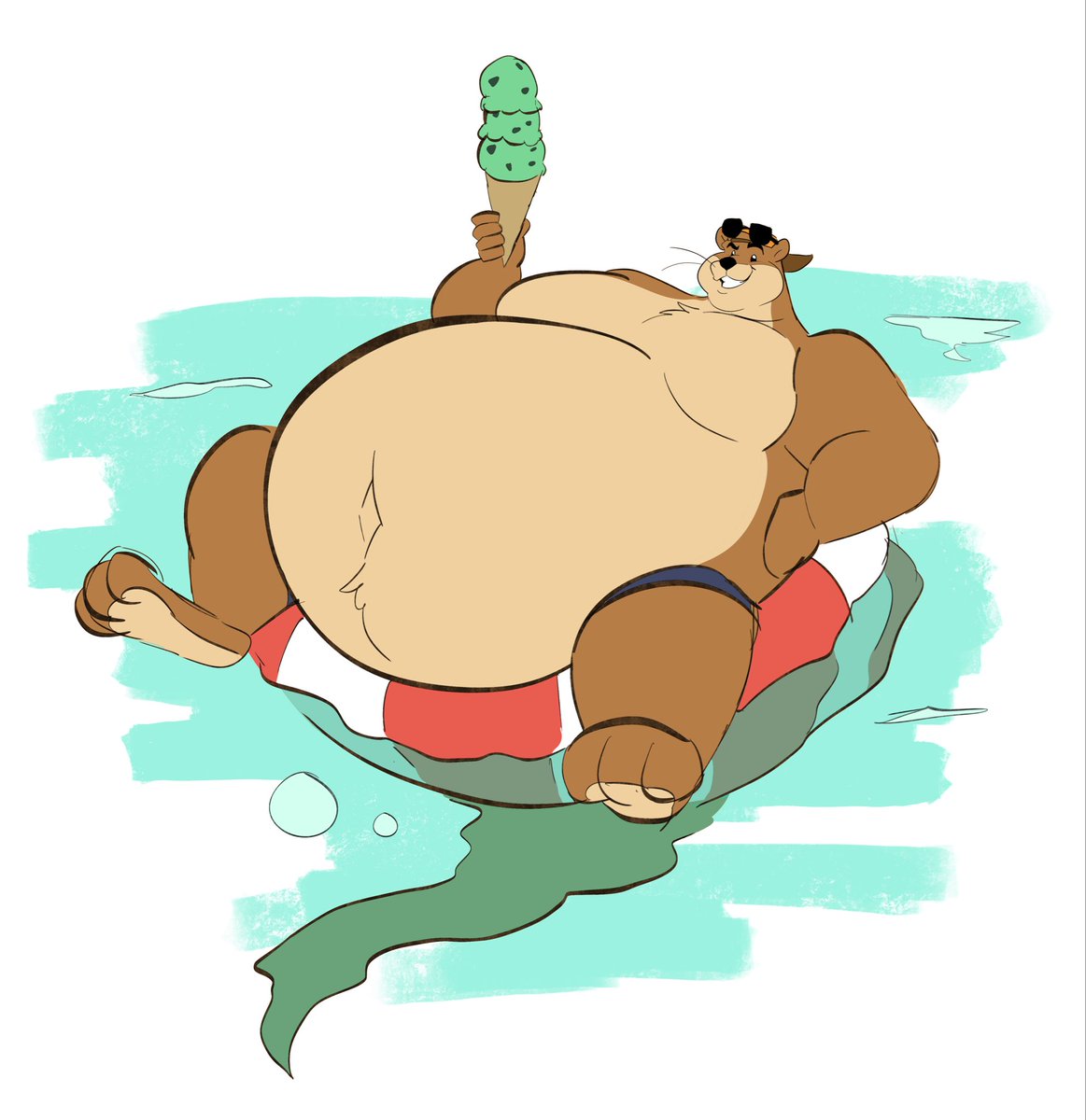 13uckaroo's tweet photo. End of summer heat 🍦 Patreon sketch for @kubstitched https://t.co/ux086wfkEQ