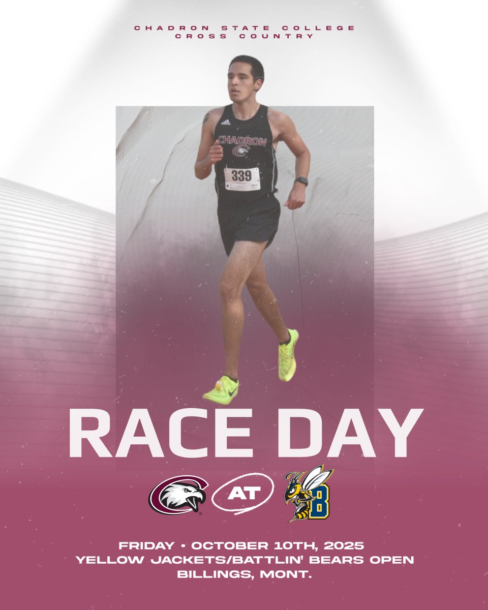 cscxctf's tweet image. It's race day!
TODAY (10/10)
Yellowjacket/Battlin' Bears Open
Billings, Mont.
Women's race (6K): 12 p.m.
Men's race (8K): 12:45 p.m.
Live results: competitivetiming.com/msu-billings-y…