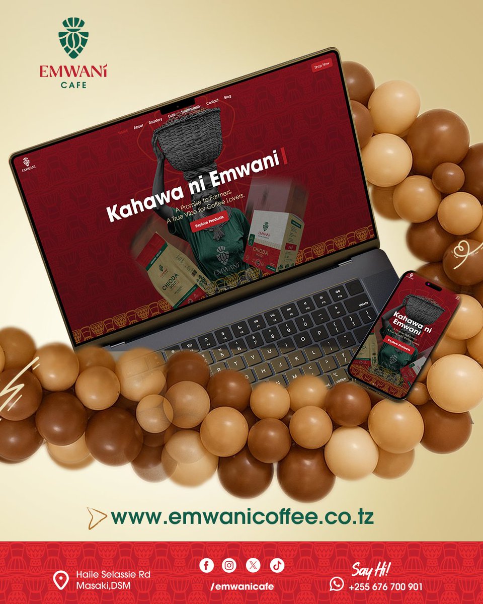 kadiriwazirim's tweet photo. Our Kolezer team has successfully completed the full design and development of @emwanicafe website. 

As the Brand Designer, my role focused on crafting the site structure, UX/UI, and ensuring brand identity cohesion across every touchpoint.

#WakolezajiUnit https://t.co/D7xP9ywu35