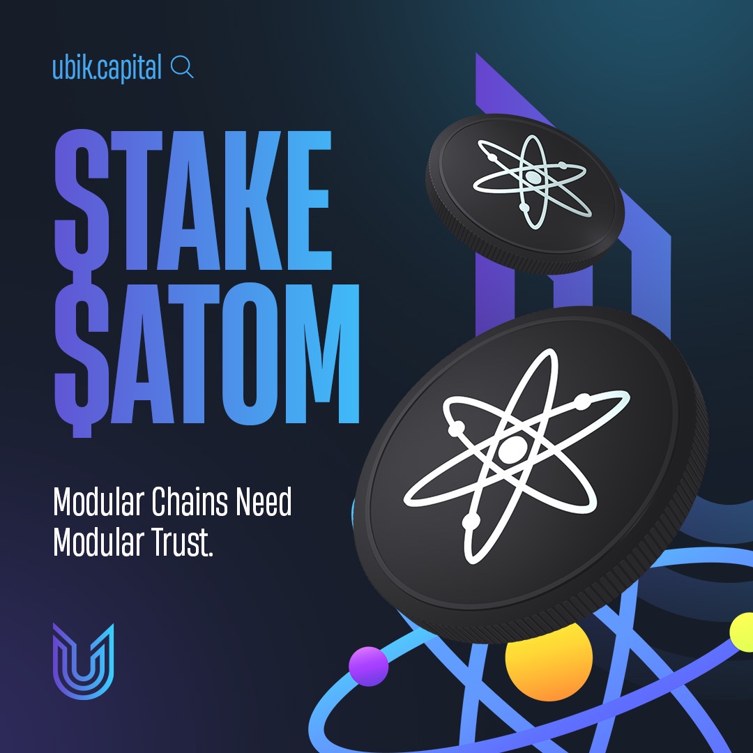 ubikcapital's tweet image. #Cosmos is a network of builders—interconnected by #IBC and powered by sovereign logic.
Stake your $ATOM with #UbikCapital to support low-commission validators that understand modular Web3 at its core.
→ ubik.capital/cosmos-hub
#ATOM #CosmosSDK #CosmWasm #Web3Infrastructure