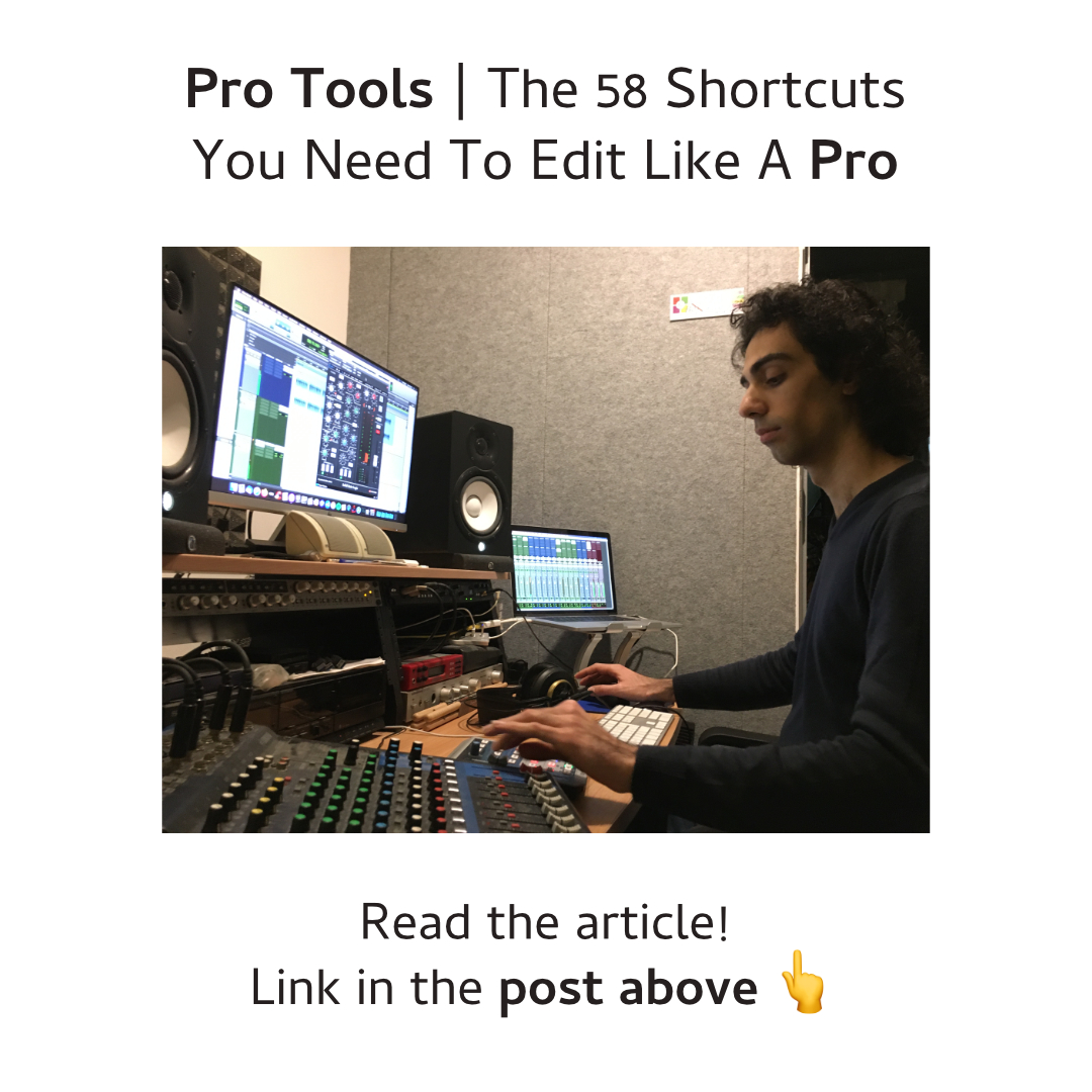 GioMaucieri's tweet image. Pro Tools | The 58 Shortcuts You Need To Edit Like A Pro!

Read the full article on my blog: giovannimaucieri.altervista.org/DrumExperiment…

#ProTools #Shortcuts #KeyboardShortcuts