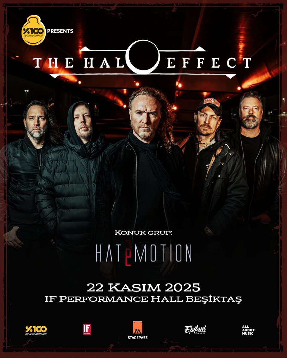 Melodik death metalin supergroup'u <a href="/thehaloeffectse/">The Halo Effect</a>, 22 Kasım’da IF Performance Hall Beşiktaş’ta sahnede! Konserin açılışı Türk melodik/groove metal grubu <a href="/motionhate/">HATEMOTION</a>'ten.

🎟️ Biletler <a href="/biletinial/">Biletinial</a>'da satışta!