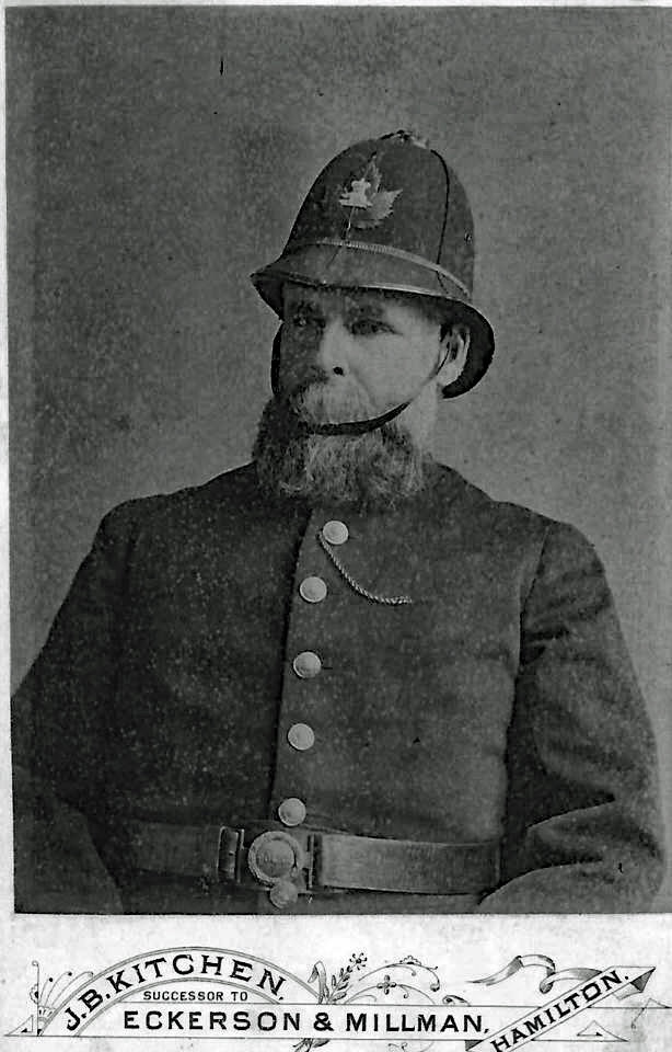 HPS_Museum's tweet photo. 1885 portrait of P.C. D Wark #13. #HPSArchives #PoliceHistory #HamOnt #HamOntHistory #HPSHistory #HPSMuseum https://t.co/RewRyNfTbE