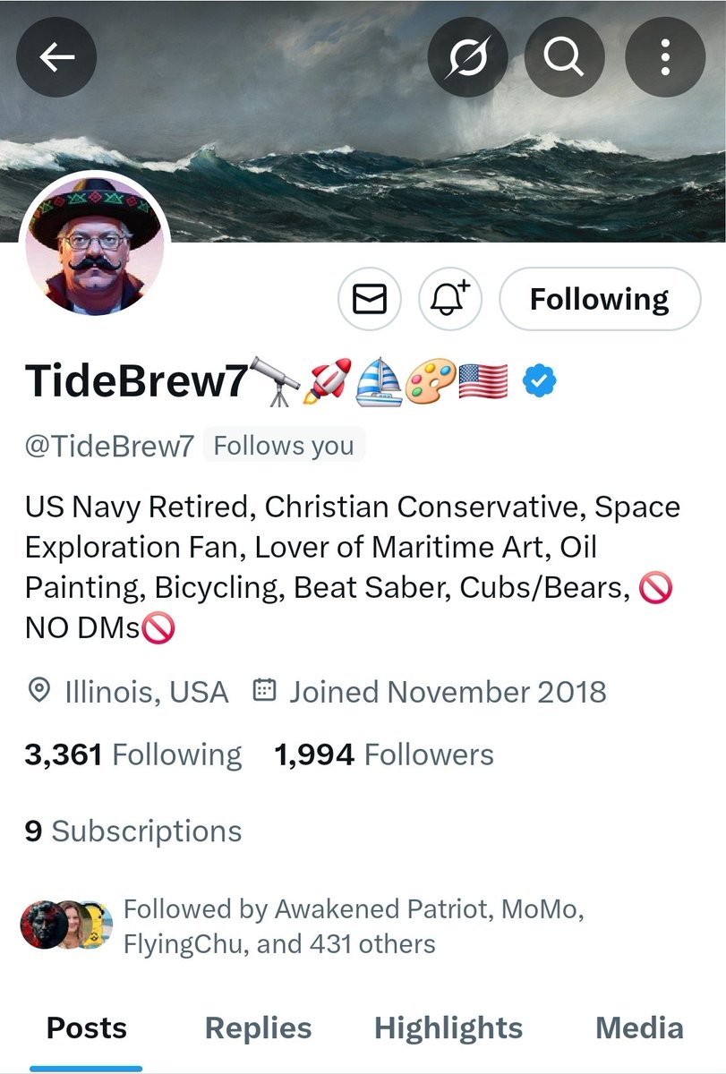 kat_maryb's tweet image. Does anyone have a follow left for a great Patriot? He engages and follows back, and is super funny!! Please follow @TideBrew7