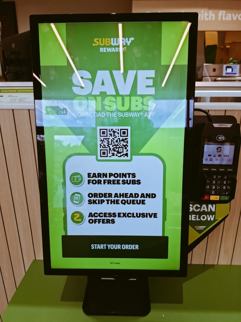 hewitt_wayne_'s tweet photo. @SUBWAY, why are your self-serve screens so slow arrrrrr https://t.co/L4sES9RAEd