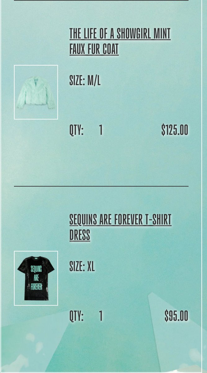 erikas_version's tweet image. girlies i had 8 items in my cart and after waiting in line for 5 minutes this is what was left 😭 we were starving for some merch huh?? 

…still got these because i’m just a (show)girl 😏