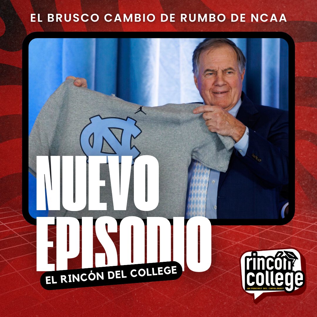 💥🎙️ ¡Un 'Rincón del College' calentito!

🧐 Cambios en la NCAA: Los jugadores pueden apostar y el nuevo Transfer Portal
👋 ¿Adiós Bill Belichick?
🏈 DAZN dará gratis partidos de College

🟠 ivoox.com/rincon-del-col…

🟢 open.spotify.com/episode/47P0LV…