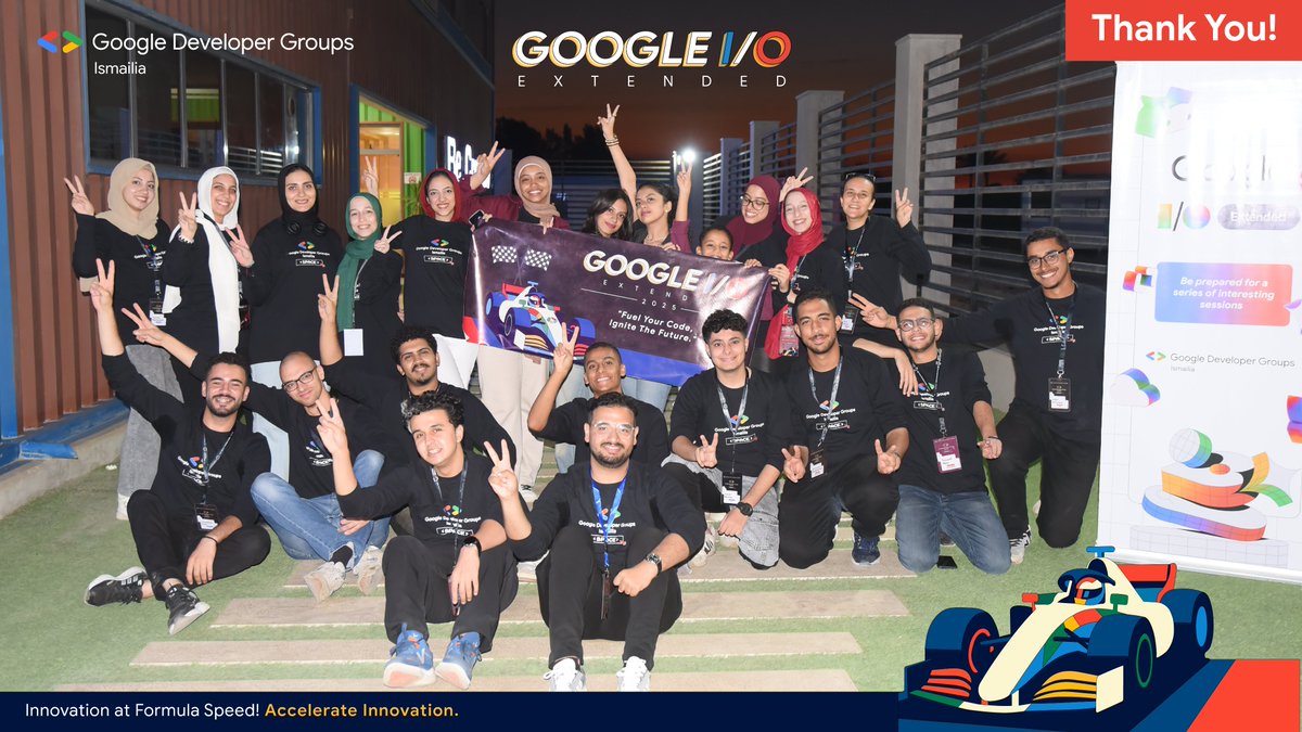 GDGIsmailia's tweet image. Thank you all for attending🫶 see you at the next event😉
#GoogleIOExtended #GDGIsmailia #TechEgypt #GoogleIO2025 #developers #TechCommunity #AI #GoogleCloud #innovations #WomenTechmakers #WTMIsmailia #GDG