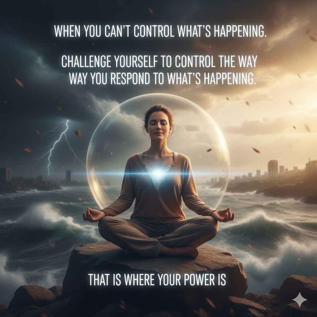 pord_33's tweet image. Strength isn&apos;t found in gripping what&apos;s outside your control, but in choosing what&apos;s inside it. Don&apos;t react to life—respond to it. #respond #strength #respondnotreact