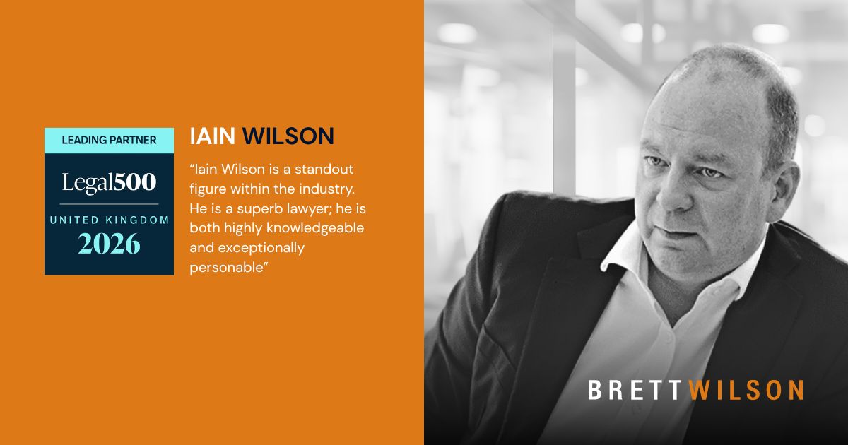 Iain Wilson has been ranked as a leading partner in the reputation management category of the 2026 edition of the Legal 500 - brettwilson.co.uk/brett-wilson-d…