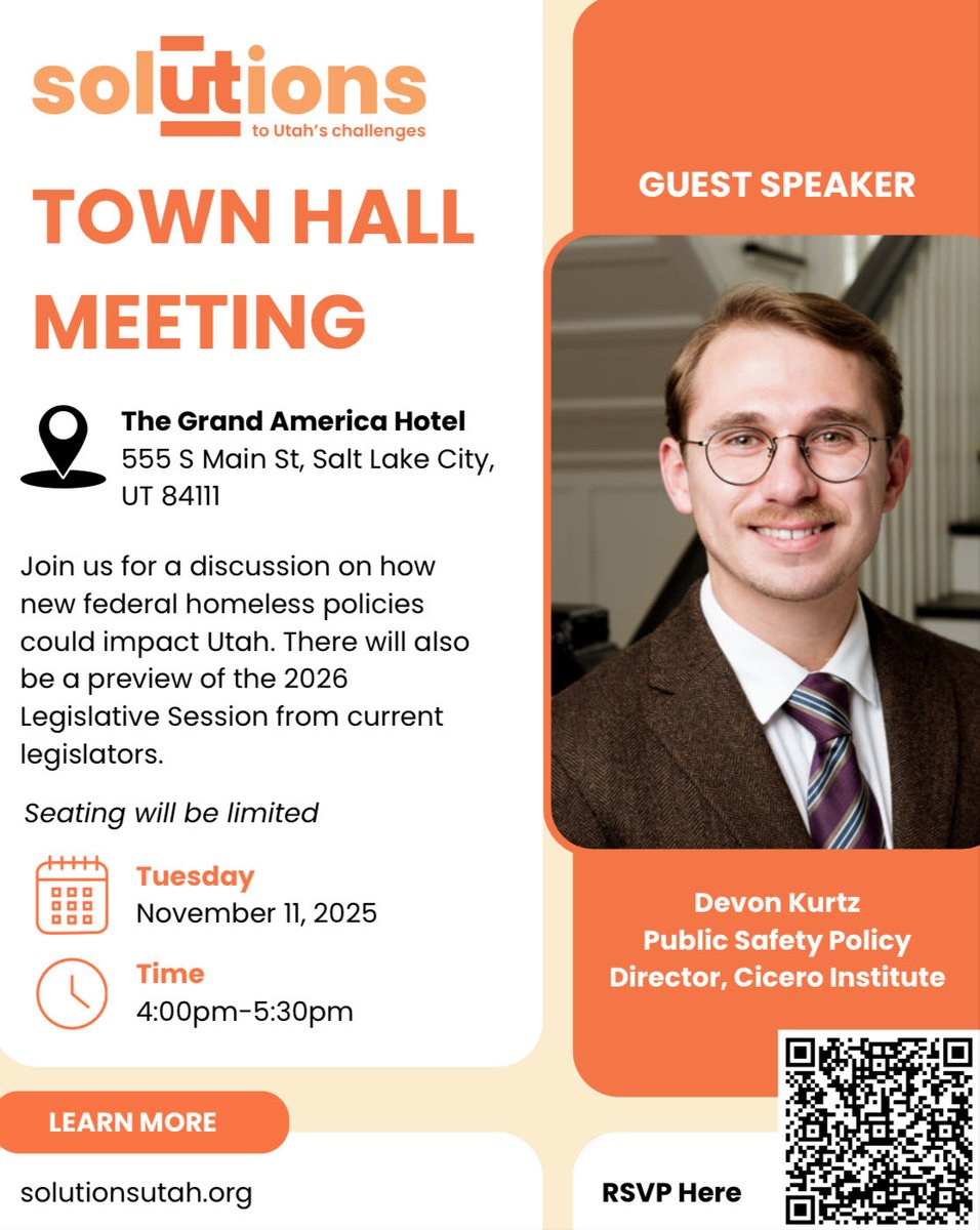 Join Us for Our Town Hall Meeting!
We’re excited to welcome Public Safety Policy Director Devon Kurtz for an engaging conversation on community priorities. RSVP today to be a part of the discussion. 

docs.google.com/forms/d/e/1FAI…