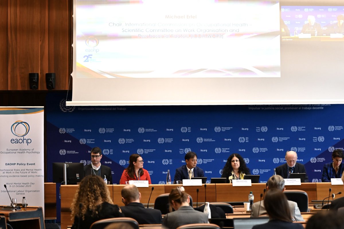 European Academy of Occ Health Psychology (EAOHP) tweet media