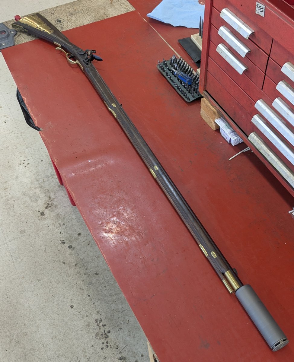 RedlegInc's tweet image. I’m pretty sure if the Founding Fathers had access to titanium baffles and 3D machining…

They’d have been running suppressed, too. 🔥

Because if you’re going to exercise your rights might as well do it quietly.

#RedlegGuns #GunsmithLife #1776Approved #SecondAmendment