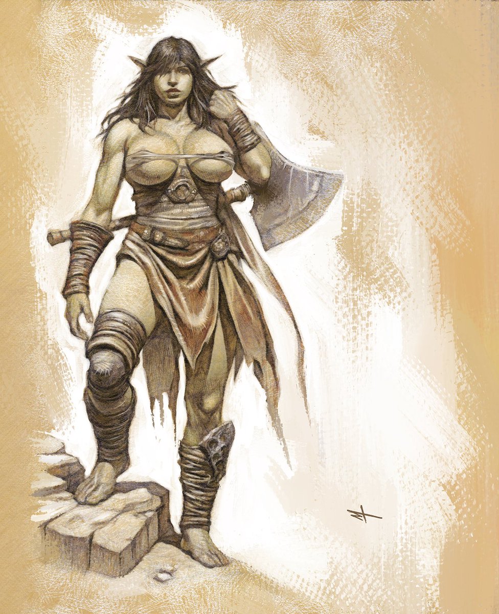 marcoturini's tweet image. Alright, let’s see… what do you think this is? Orc? Elf? Something else?
You be the judge 😉 Drop your answer in the comments!
#FantasyArt #SketchOfTheDay #OrcOrElf #CharacterDesign #ArtChallenge #DrawFantasy #Illustration #ArtBook #MarcoTurini