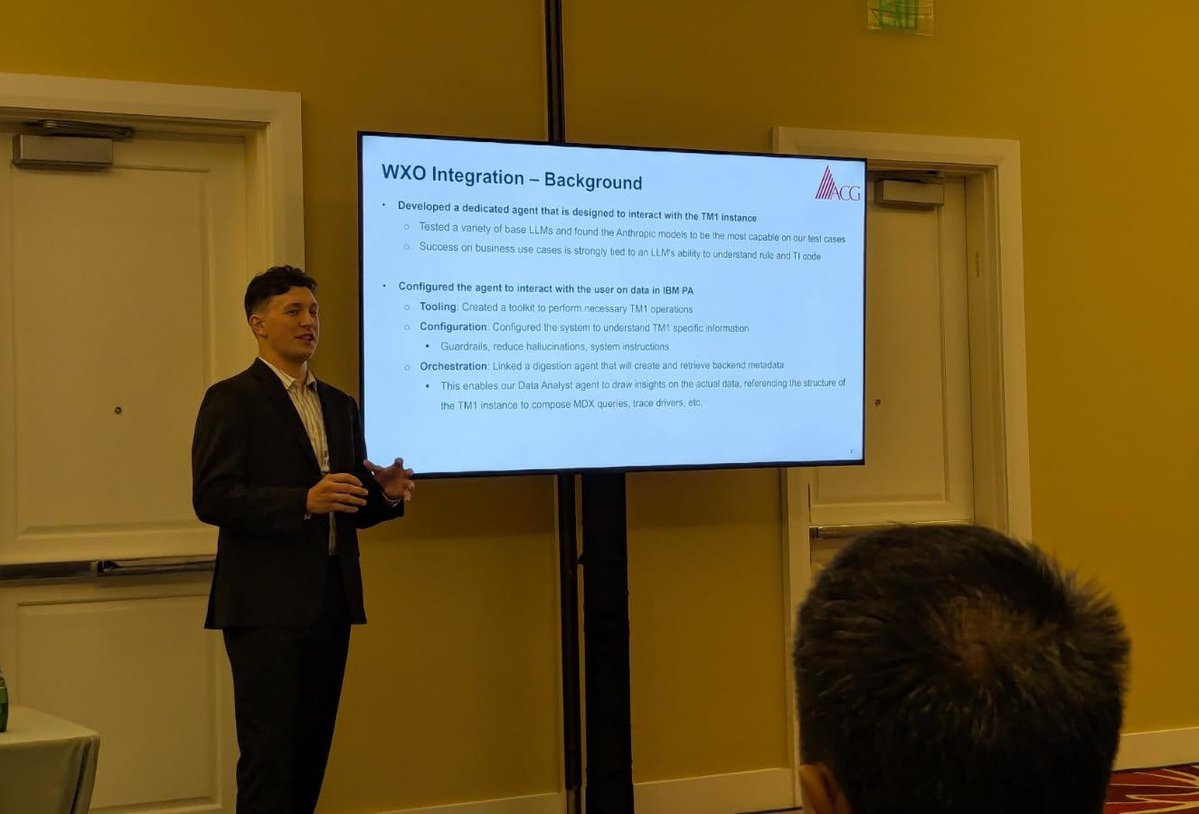 Willk_48's tweet image. I just returned from a successful week of conversations at @IBM #TechXchange in Orlando. I appreciated the insightful questions from those who attended our talk discussing multiple Agentic AI use cases in Planning  Analytics.