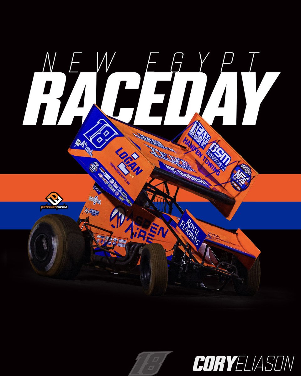 KcpRacing's tweet photo. We are all set for more @WorldofOutlaws action tonight at New Egypt with @Cory_Eliason! 

✍🏼 @Petersen_Media 
📺 @dirtvision https://t.co/zMS34sg5xW