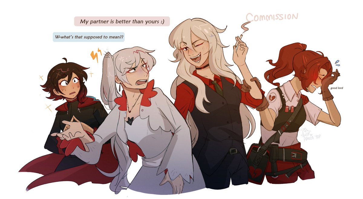 comm for <a href="/MerpyProjects/">ThiccBoiSlagathor</a> !

wwwomen #RWBY #whiterose (ish)