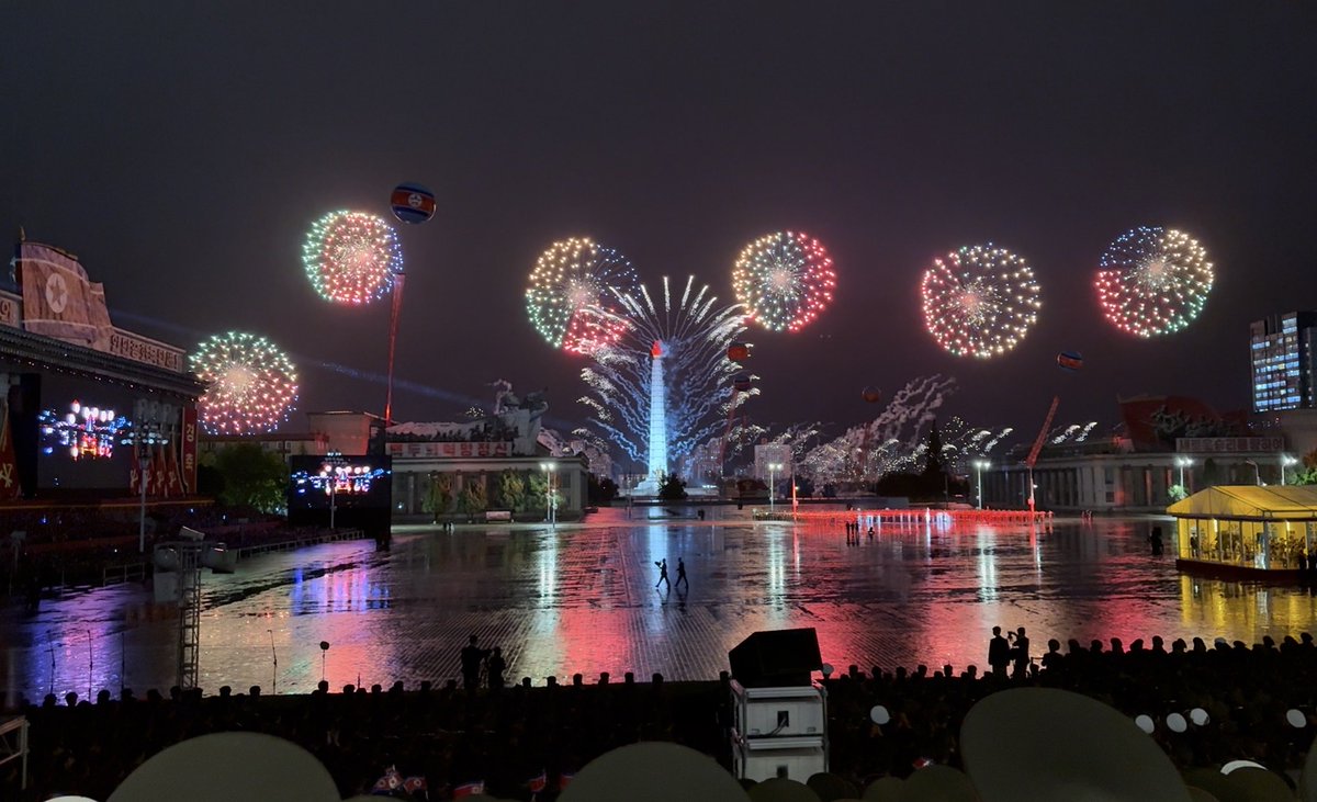 Just finished watching the parade in Pyongyang.