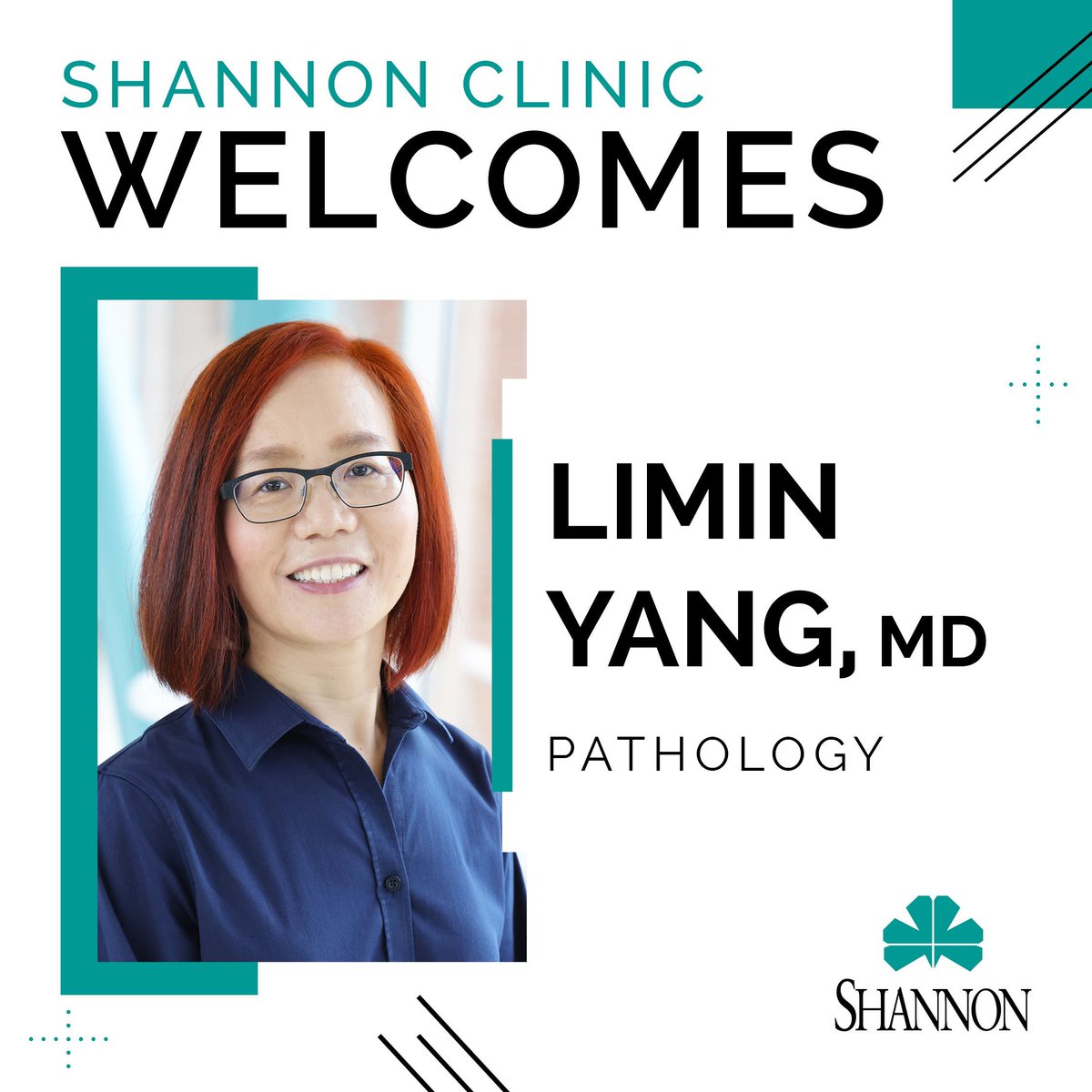 Dr. Yang received her medical degree from Henan Medical University in Zhengzhou, China. She completed her residency at University of Texas Southwestern Medical Center in Dallas and her fellowship in surgical pathology at Houston Methodist Hospital in Houston.