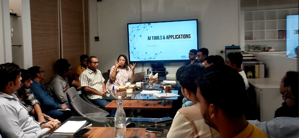 KamalikaSengupt's tweet image. Conducted an #ADiRA training session at Mayobious Art along with Joydeep Dasgupta. The session was highly interactive, with a good number of Gen Z participants in attendance. Most of them were familiar with ChatGPT, but they were amazed to learn about NotebookLM and other AI…