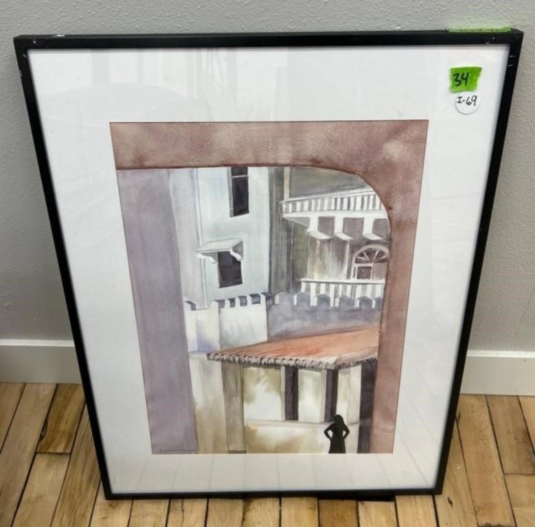 PcmethodsPeter's tweet image. Art Auction,
&quot;Corner, Old Zanzibar&quot; Janet Hart Heinicke, 2009 COA

cdn.hibid.com/img.axd?id=822…