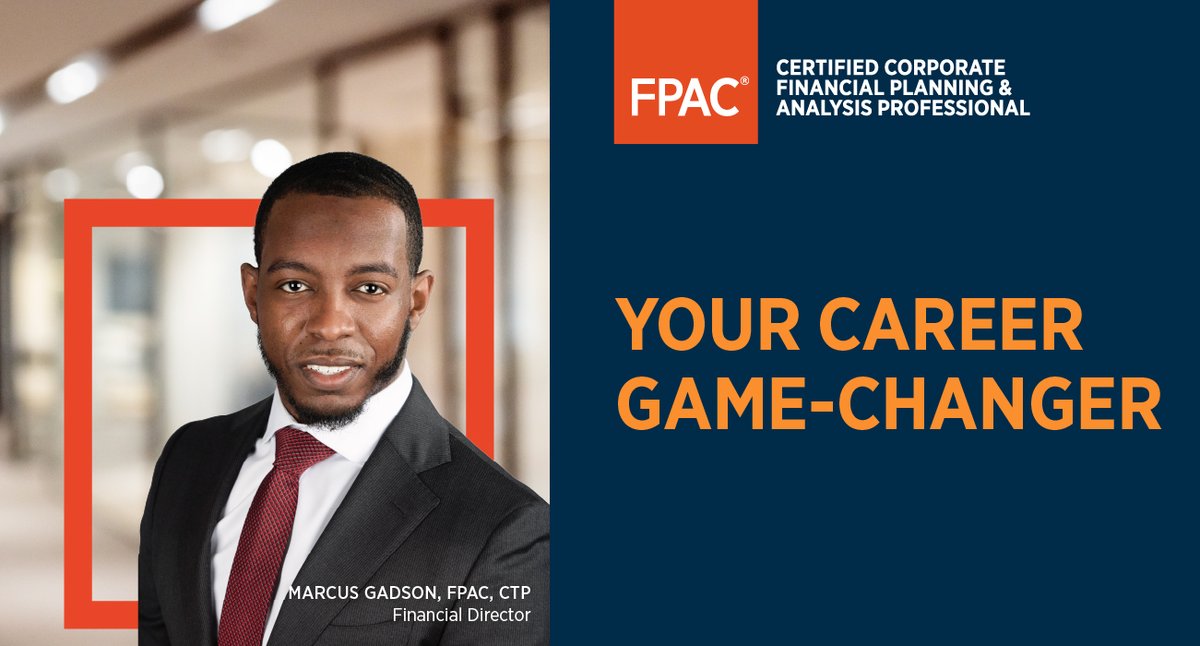 AFPonline's tweet image. Finance leaders need partners who turn insights into strategy. That’s why Marcus Gadson earned the #FPAC: &quot;It teaches critical skills to move from number cruncher to strategic finance business partner.&quot; Step beyond the numbers &amp;amp; advance your career: bit.ly/42S71sW