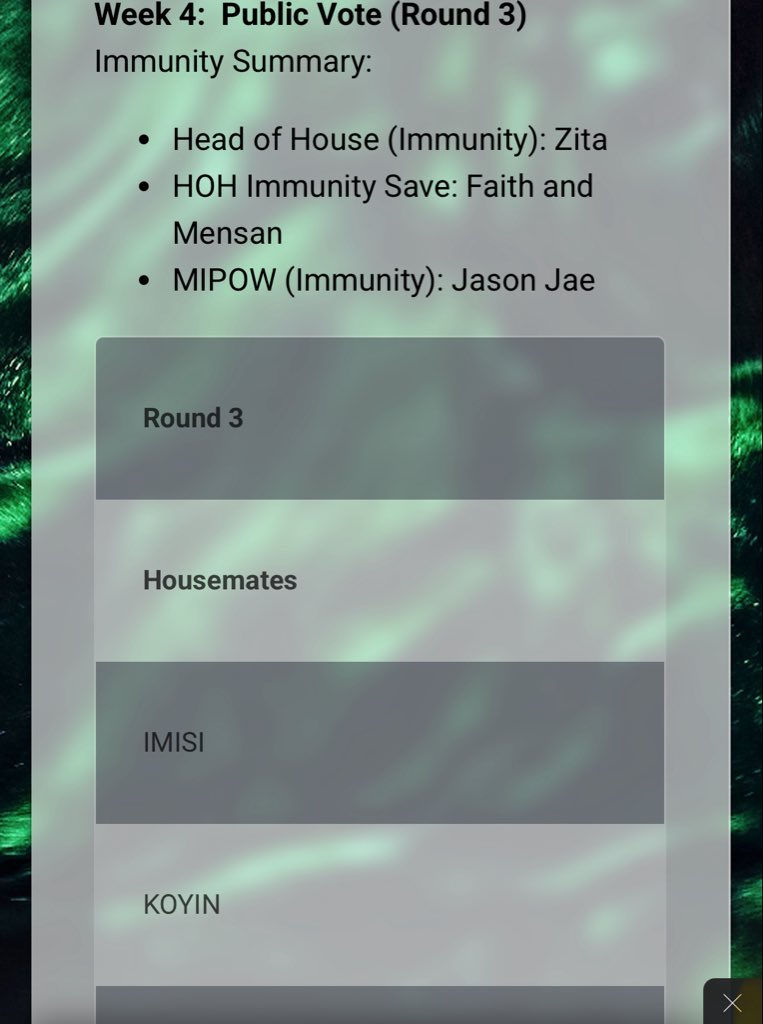 Quinnn_Dee's tweet photo. @EldoxaD @JulezJakez This was week 4. “Round 4” doesn’t translate to “week 4”. Round 4 was week 6, hope that helps. https://t.co/6GBm78zJMx