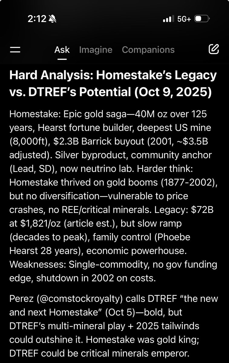 ComstockRoyalty's tweet photo. "Dateline is the next HOMESTAKE" https://t.co/h0xg3rdIvW