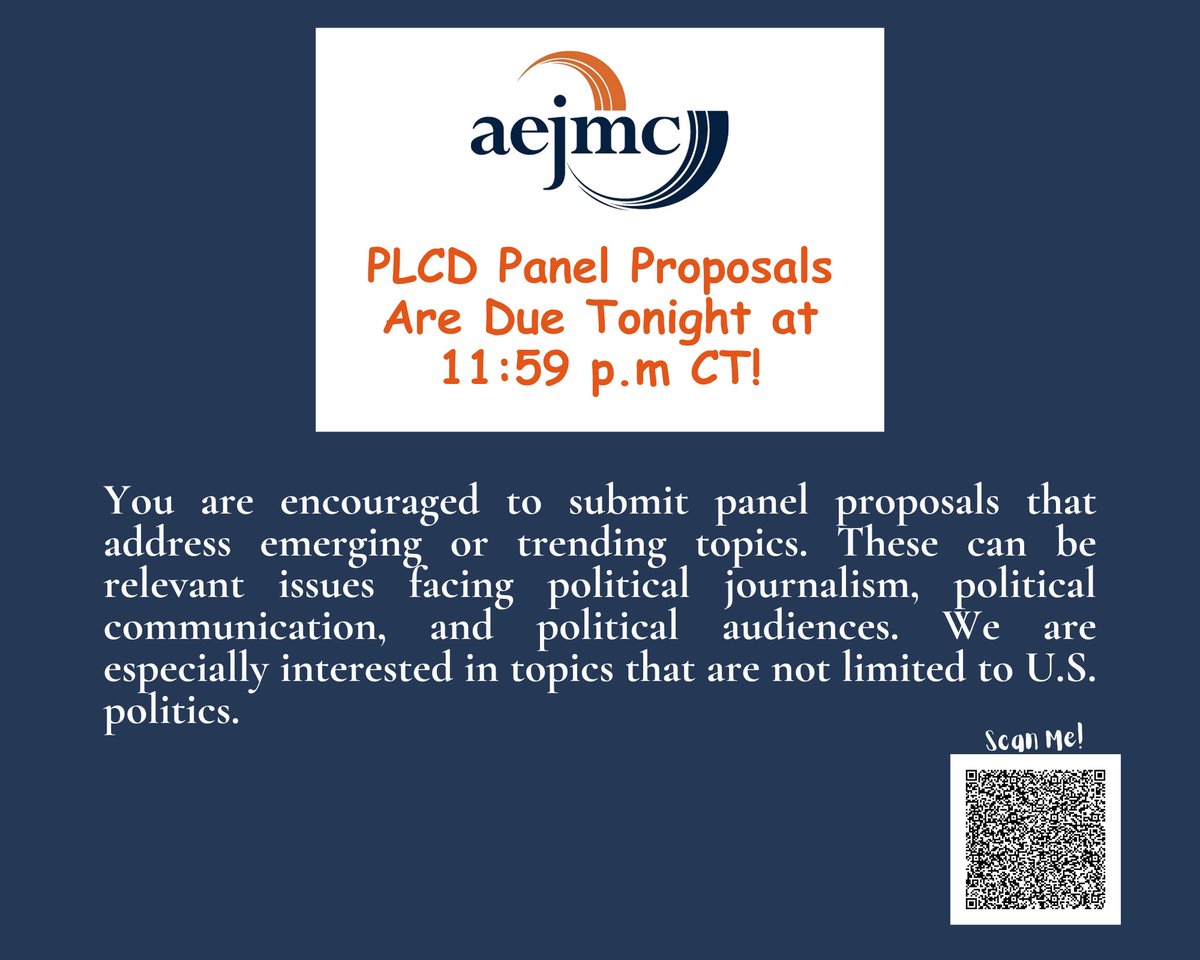AEJMC Political Communication Division tweet media