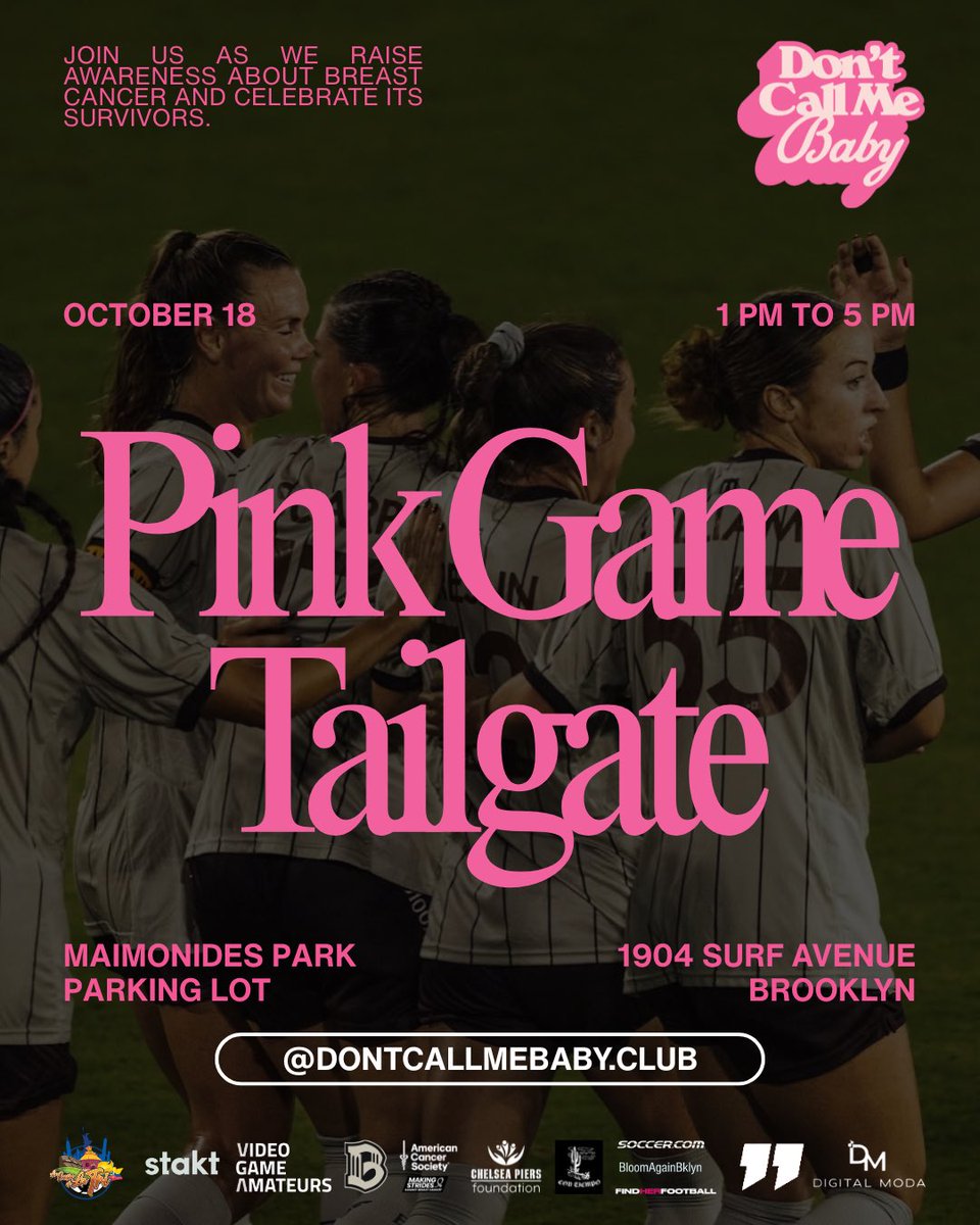 After months of hard work, <a href="/shharine/">sharine taylor</a> &amp; I are officially launching <a href="/dcmbclub/">Don’t Call Me Baby</a> next weekend! 🥳⚽️

Reintroducing Don’t Call Me Baby: the brand celebrating the lifestyle side of women’s sports. 
This is for the fans who love storylines more than stats 🤭

Celebrate with us!