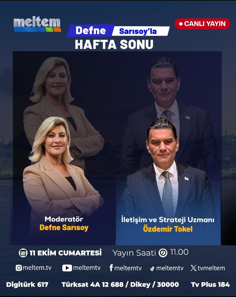 <a href="/defnos/">DSarısoy</a>
<a href="/ozdemirtokel/">Ozdemir TOKEL</a> 
<a href="/tvmeltem/">Meltem TV</a>