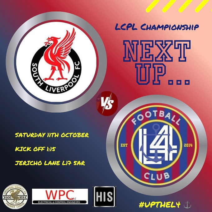 Back on the road tomorrow against <a href="/SouthLplFC_LCPL/">South Liverpool LCPL</a> in the <a href="/LCPL2012/">Liverpool CPL</a> if this is anything like the last one it’s not to be missed. #L4 ⚓️