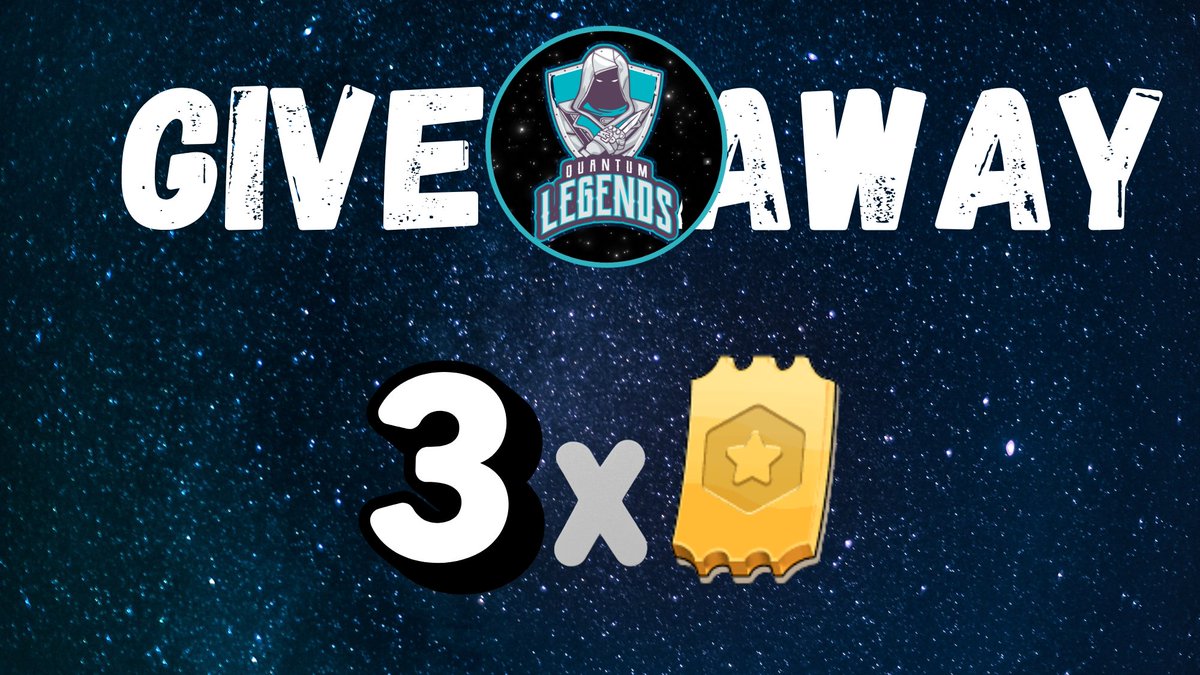 ✨3 x Event Passes Giveaway ✨
Rules:
1) Like + RT.
2) Tag 2 friends.
3) Subscribe: youtube.com/@Quantum_Legen… 
4) Join our Discord and React 🎉in #giveaways to participate:
discord.com/invite/GQQgMvV…

Bonus: Comment your favorite troop in any video.
Winners will be announced in our