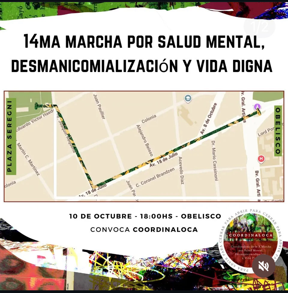 Hoy!! Por un mundo sin manicomios!