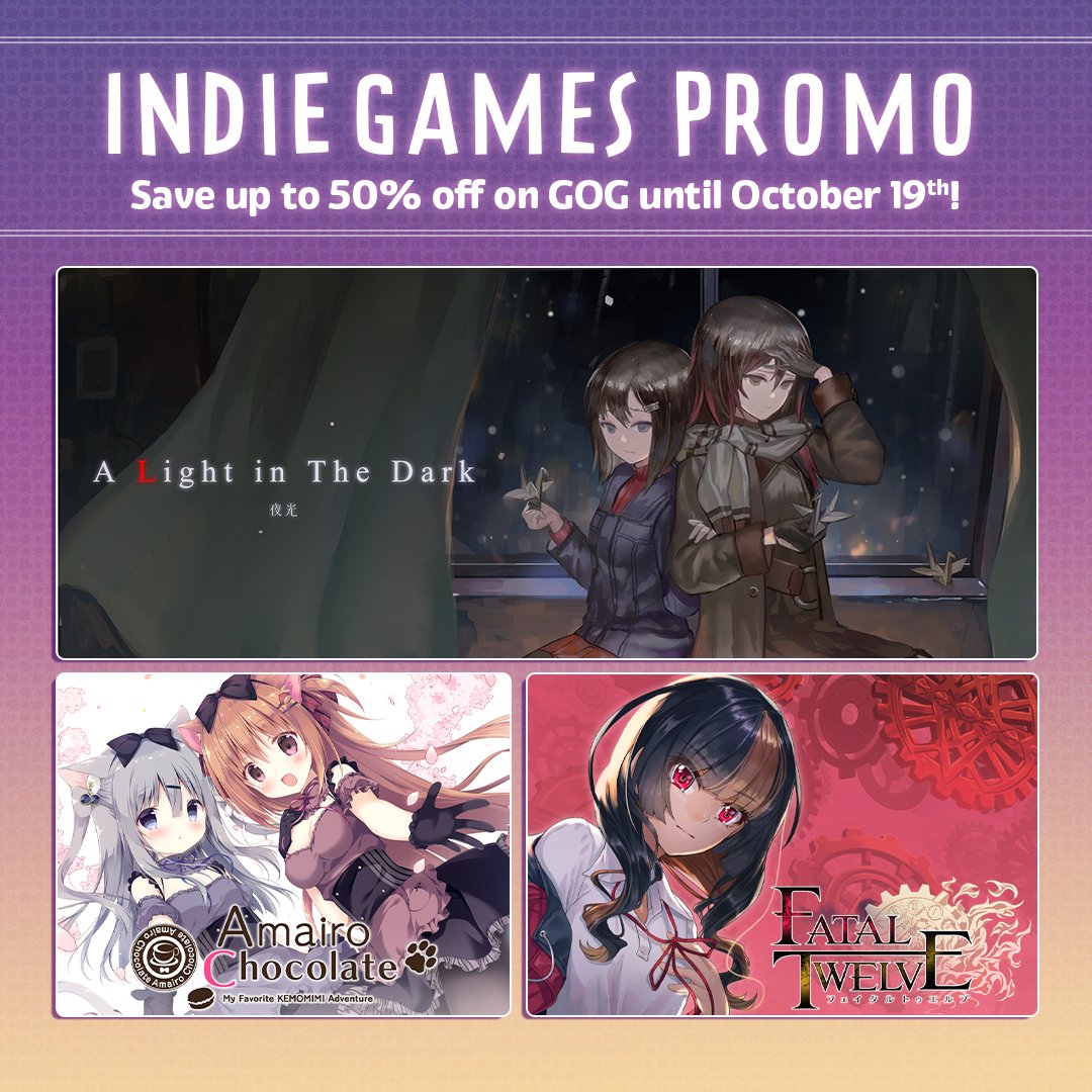Don’t miss out on these amazing discounts this week on GOG! Enjoy up to 70% off on select games until October 19th!
gog.com/en/games?publi…