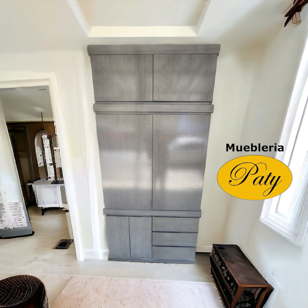 mueblespaty's tweet image. ¡Transforma tu espacio en un santuario de organización con el Armario Saúl! Desmontable, moderno y resistente gracias a su pintura de poliuretano. ¡Aprovecha el envío gratis en algunas zonas de CDMX y Edomex! Descubre más: shortlink.store/rqji0vkcw4r #MDF #espacioparacolgar