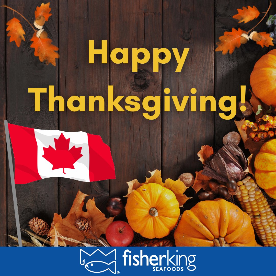 Happy Canadian Thanksgiving!🦃

We wish our friends, colleagues, 
and clients a great and happy Thanksgiving feast!

#HappyCanadianThanksgiving 🦃 
#EatLikeRoyalty 🌊🦀🦞🦐🐟