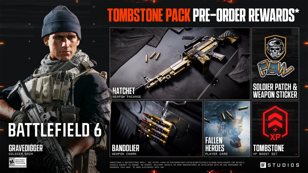EAHelp's tweet image. Missing content in #Battlefield6? Track down what you&apos;ve earned and get help troubleshooting in our guide.

🔗help.ea.com/articles/battl…