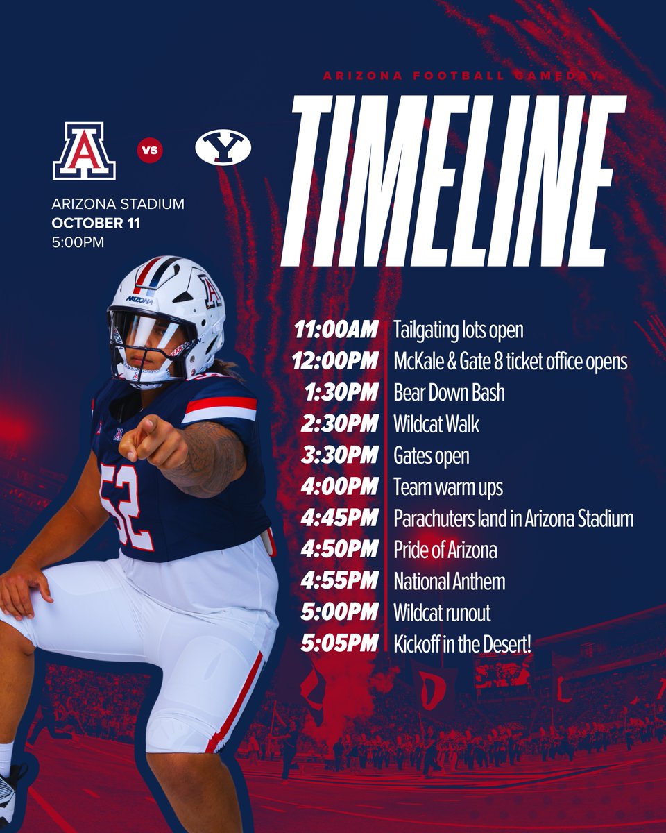 See you soon, Tucson 😼 

📲 arizonawildcats.com/fb