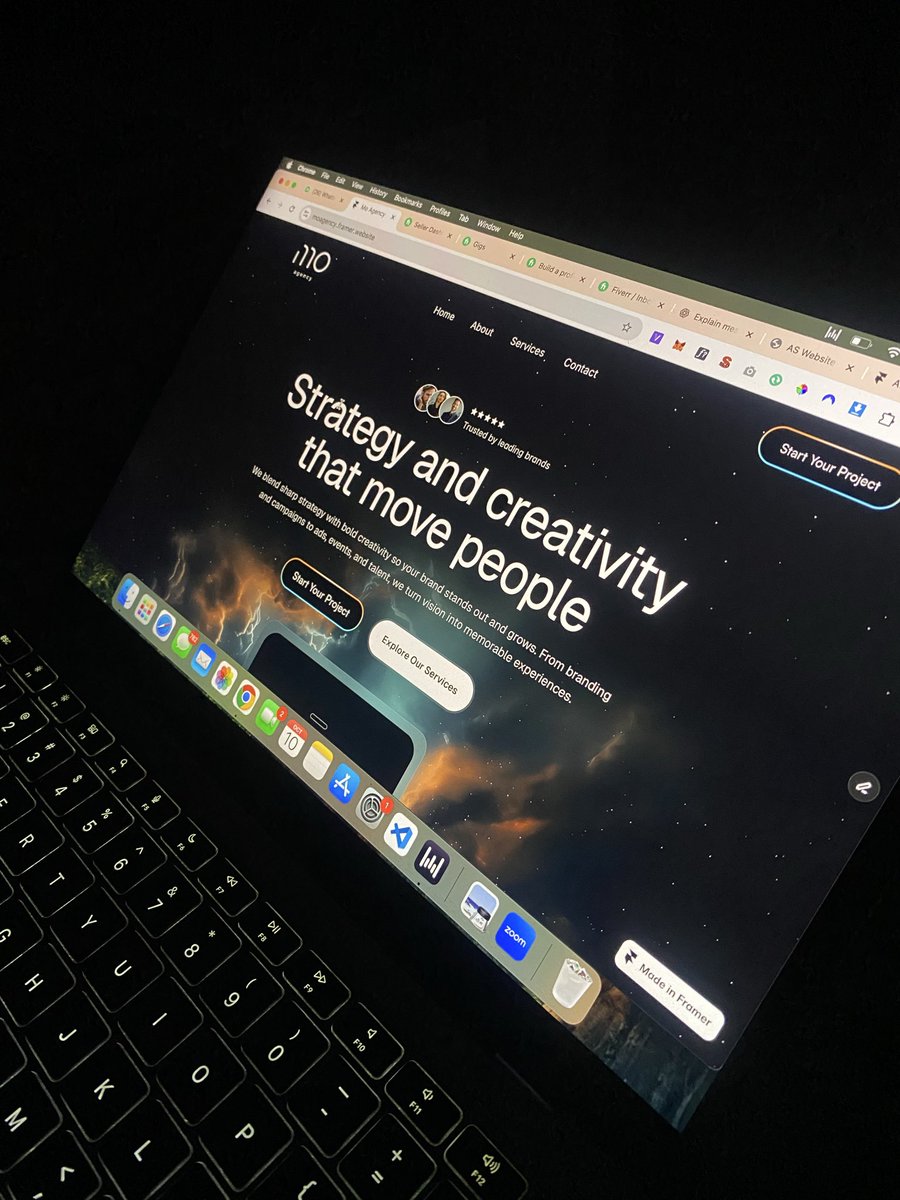 salman_ali25's tweet image. Just another day designing dreams and debugging divs 😅

#Framer #WebDesign #DesignLife