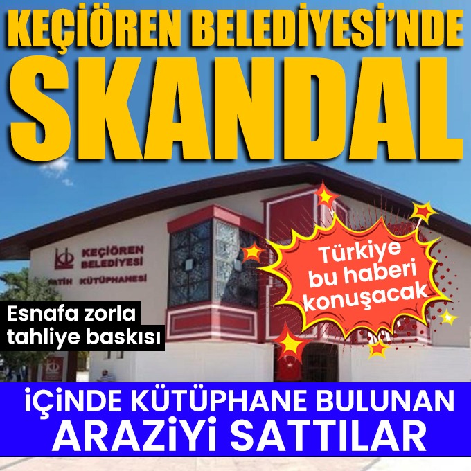 #Keçiören Belediyesi’nden skandal! 

İçerisinde maddi durumu olmayan çocukların yararlandığı bir kütüphane ve birçok STK'nın bulunduğu 10 dönümlük araziyi sattılar. 

Bölgedeki esnafın da baskıyla tahliyeye zorlandığı öne sürüldü.

yerelgundemi.com/kecioren-beled…