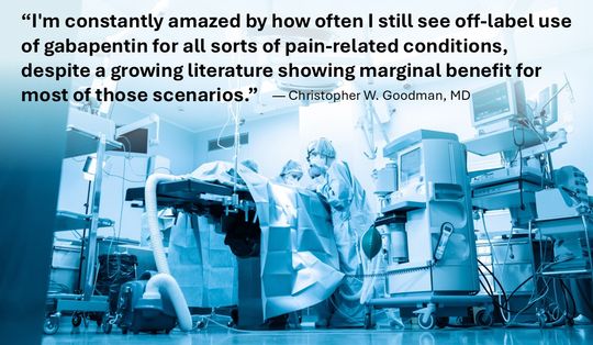 JWatch's tweet image. In a randomized trial, gabapentinoids did not relieve postoperative pain. jwat.ch/4n0Hd5h

#surgery #gabapentinoids