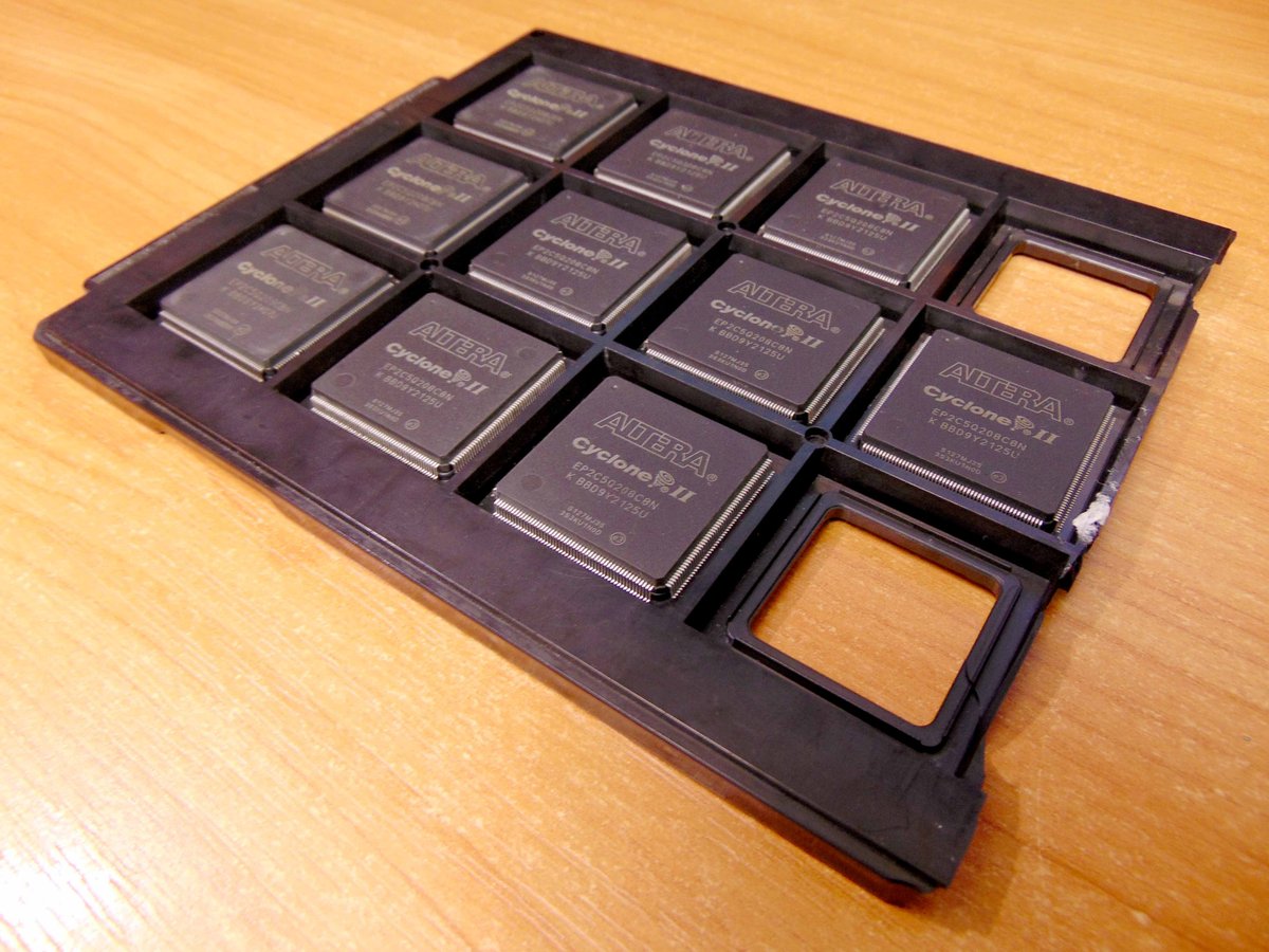 Received FPGA chips for Genesis/MD digital video output. Megaswitch HD specification megaswitchhd.com