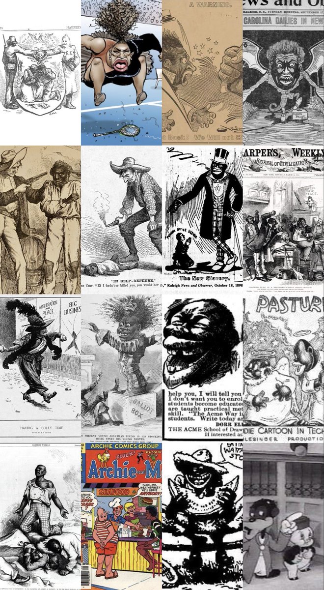 R3dJ0k3r's tweet image. Why do white supremacists cry and complain about my little shadow-banned page? They’ve had a head start of hundreds of years of illustrated nonsense. I’m just trying to help Black people catch up, pulling us up by the bootstraps. 🤷🏾‍♂️